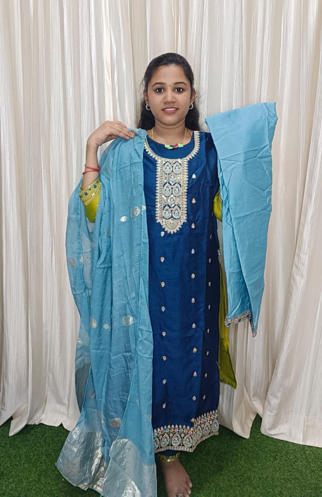Kurti with pant & Dupatta