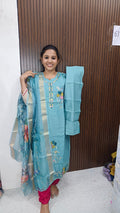 Kurti with pant and duppata