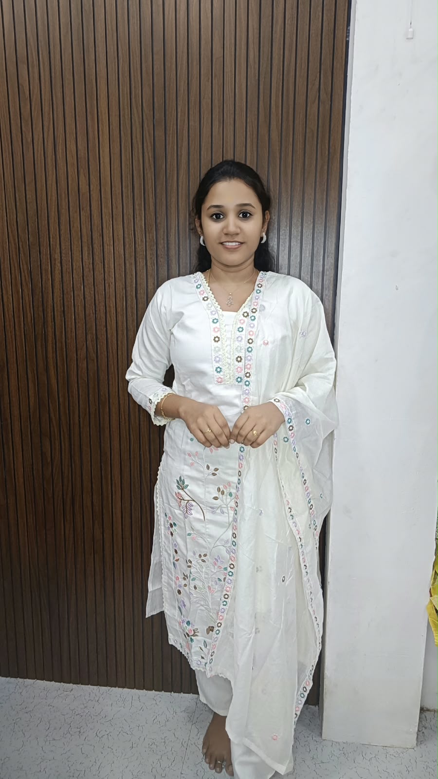 Kurti with pant and dupatta
