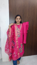 Kurti with pant and dupatta
