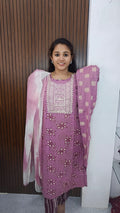K017 Kurti with pant and dupatta