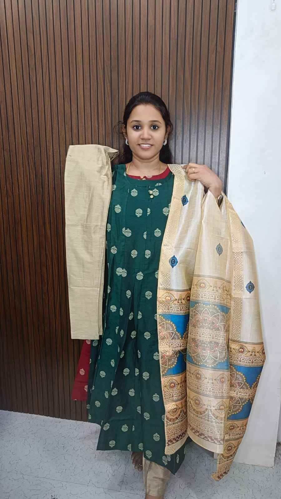Premium Raw Silk Anarkali kurti set collections