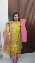 Kurti with pant and duppata