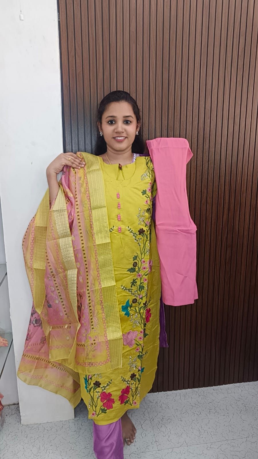 Kurti with pant and duppata