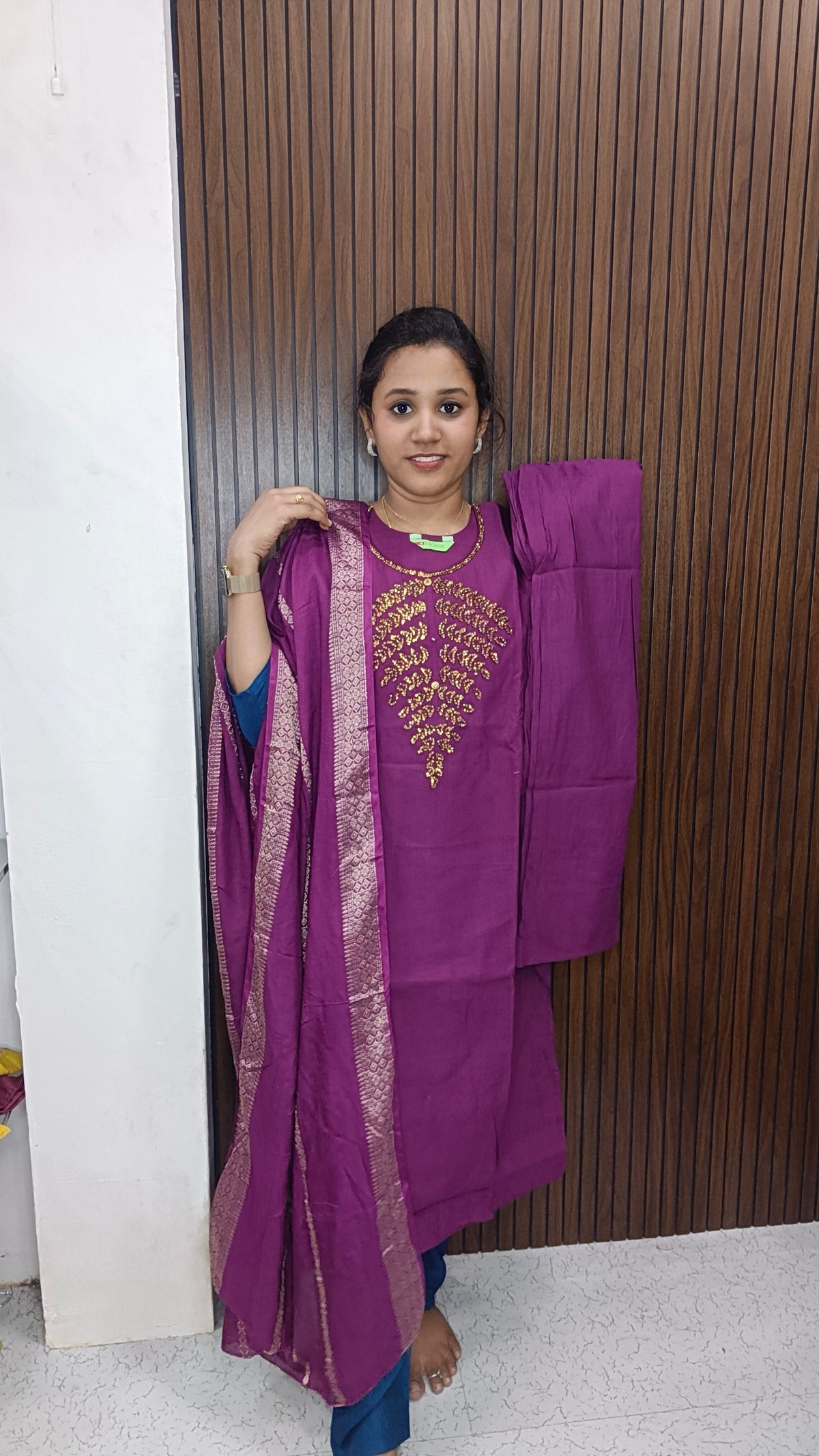 Kurti with pant and dupatta
