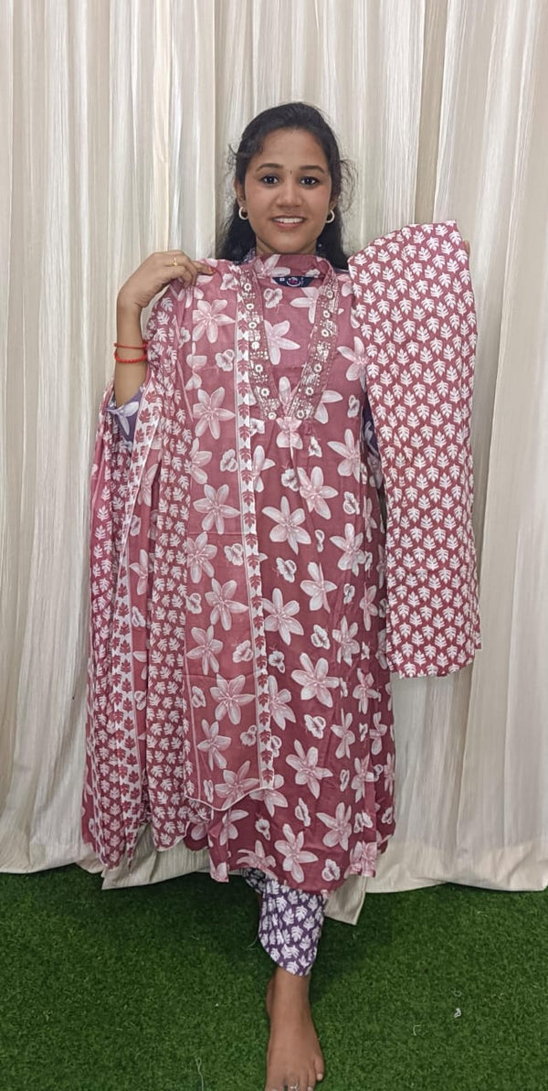 Anarkali 3 piece set