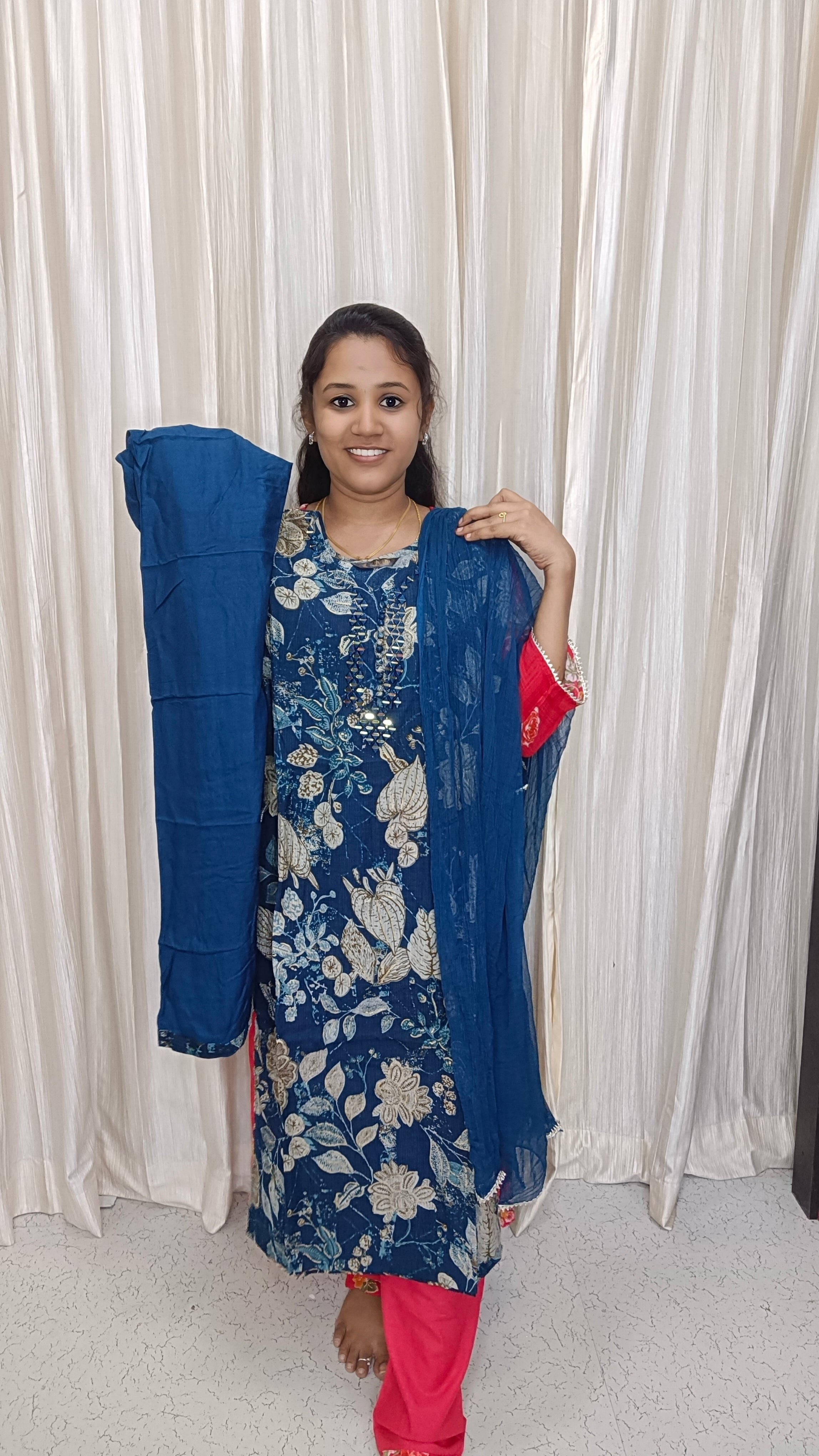 Kurti with pant and Dupatta