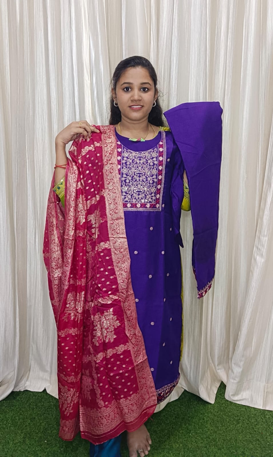 Kurti with pant & Dupatta