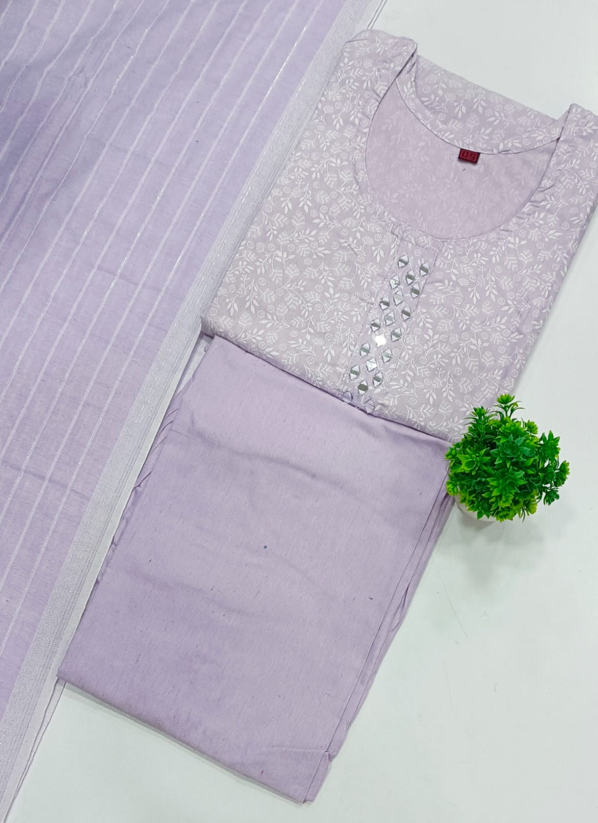 Plus size Cotton 3 piece set