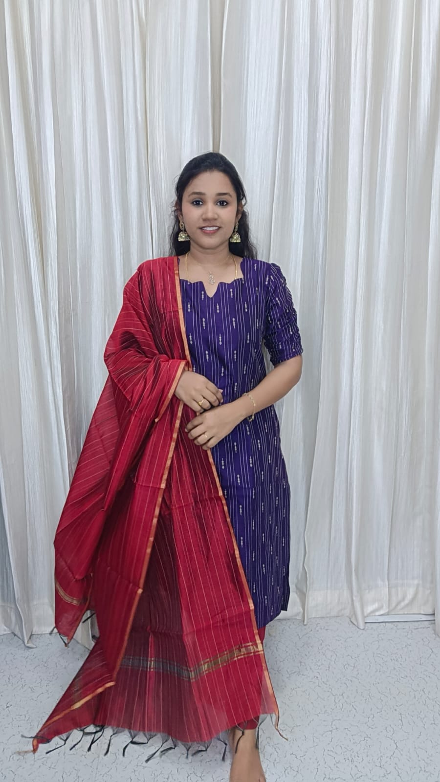 SB1089-Susmi Brand Premium Raw silk Kurti set