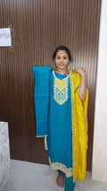 Kurti with pant and dupatta