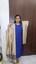 Raw silk kurti set