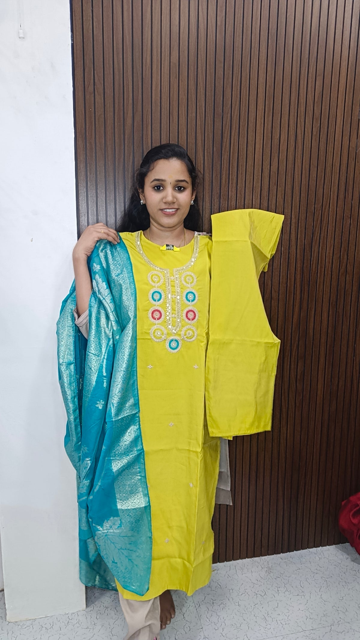 Kurti with pant and duppata