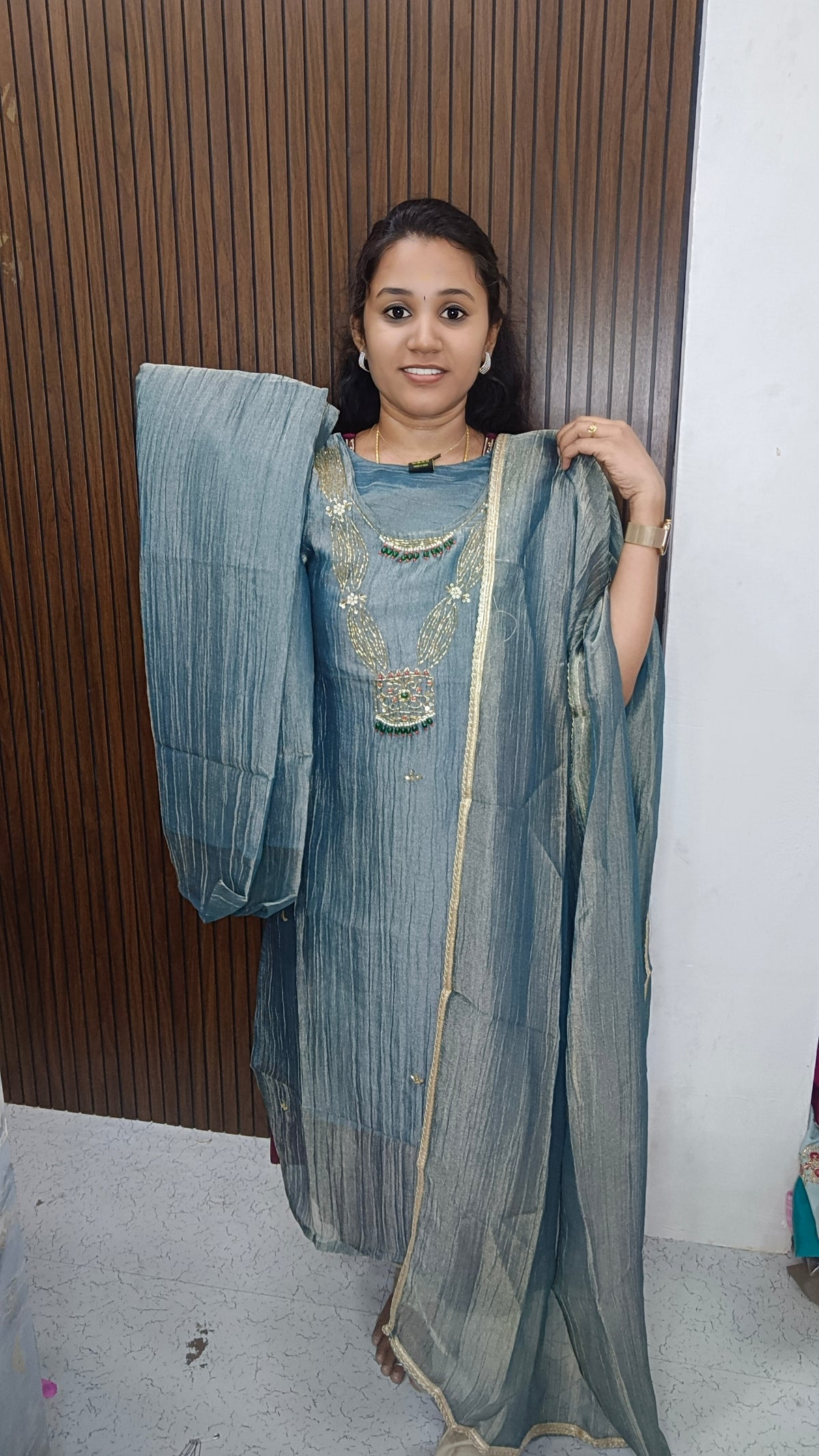 Kurti with pant and dupatta