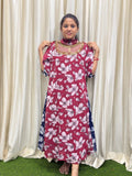 Jewell neck aline kurti