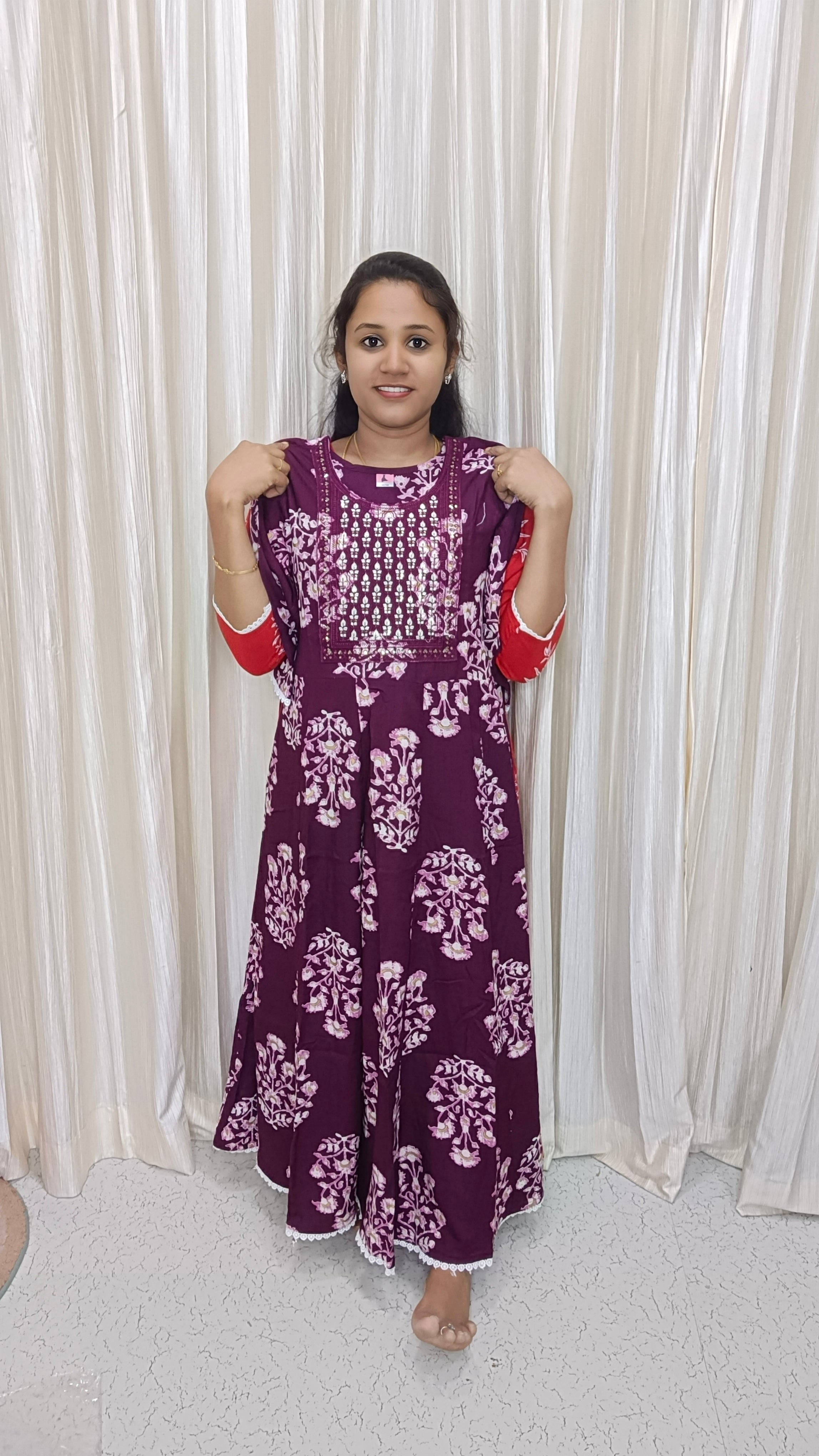 Cotton Umbrella Kurtis