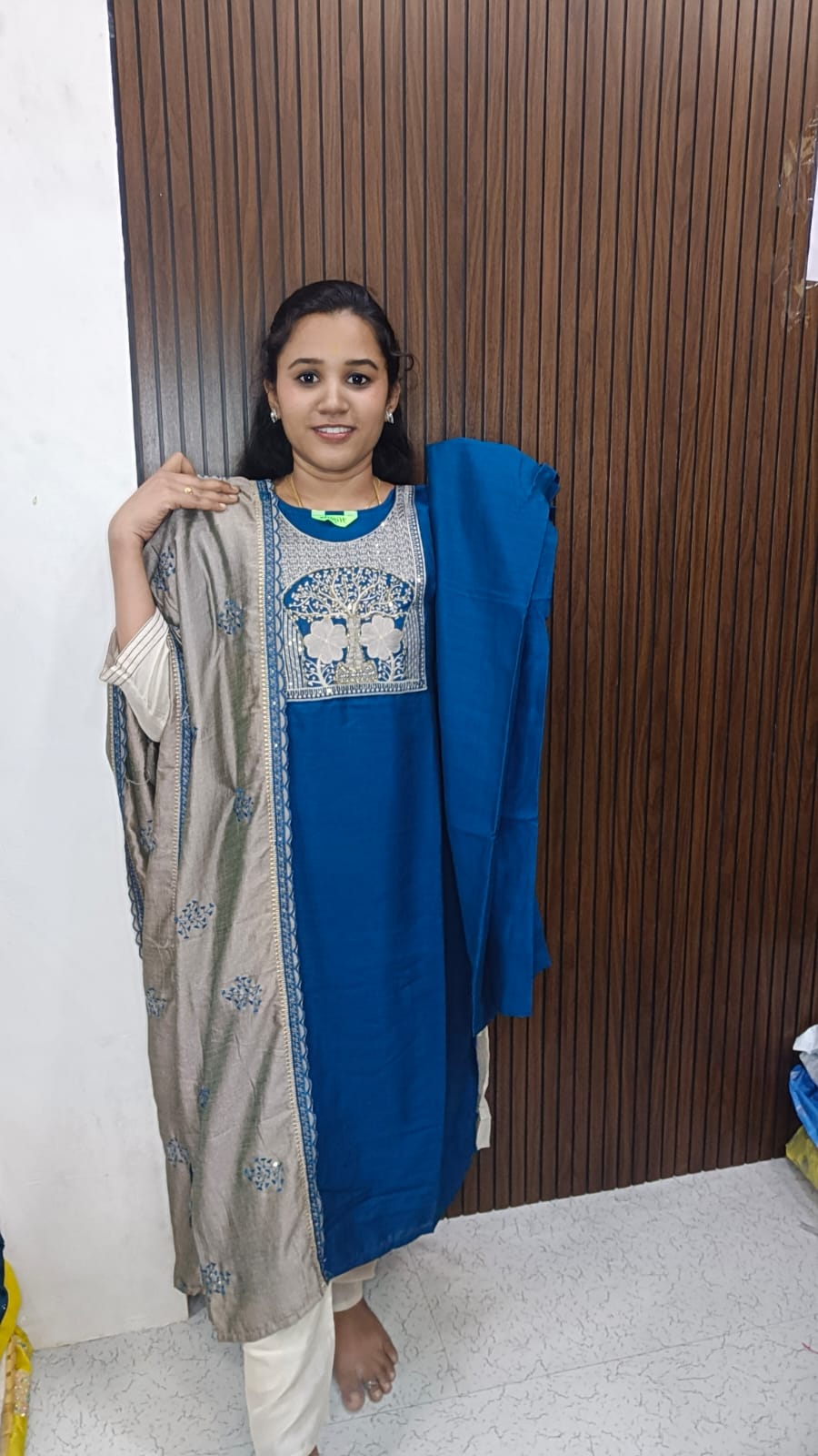 Kurti with pant and duppata