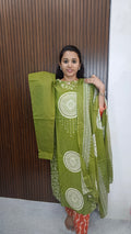 Cotton side open Kurtis sets
