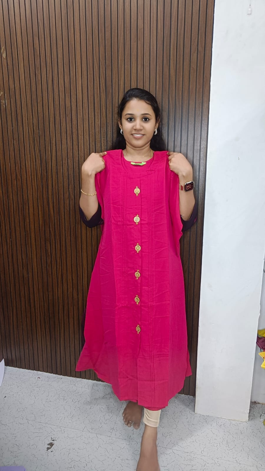 Taffeta Aline kurti
