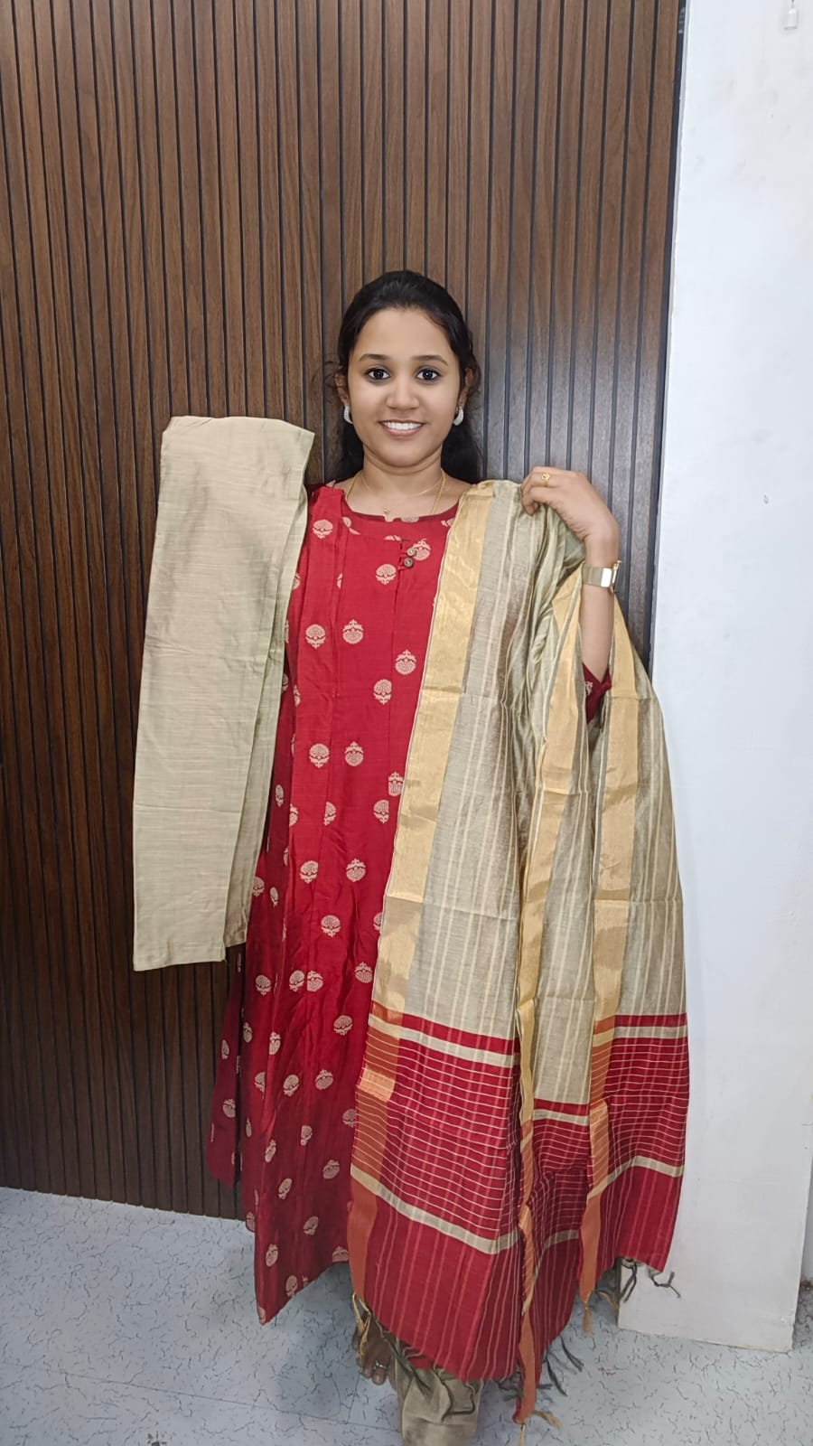 Premium Raw Silk Anarkali kurti set collections