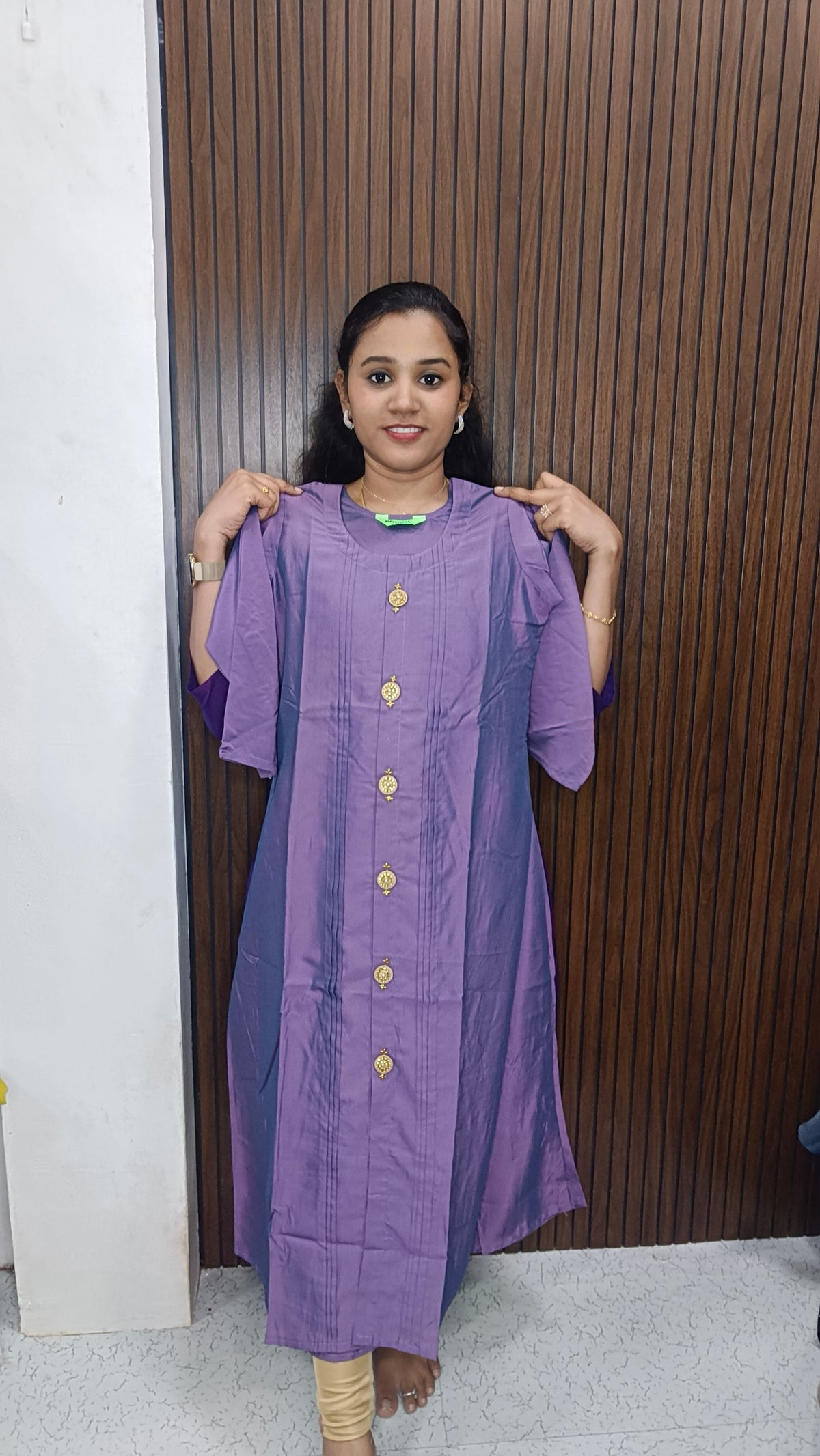 Taffeta Aline kurti