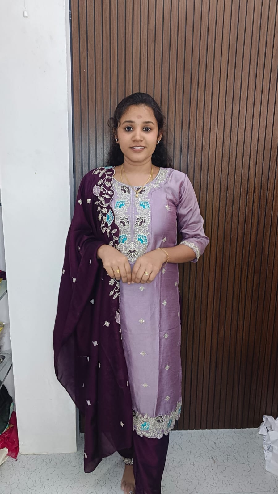 Kurti with pant and dupatta