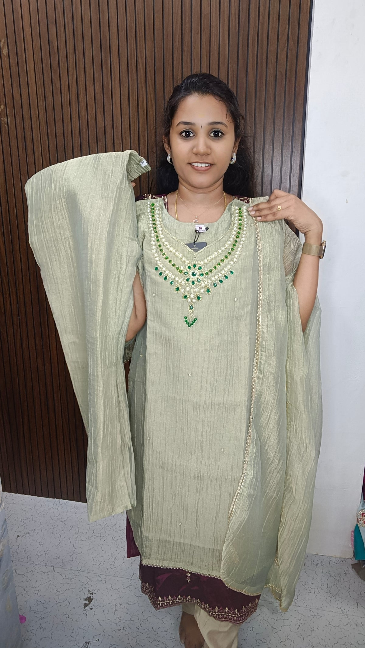 Kurti with pant and dupatta
