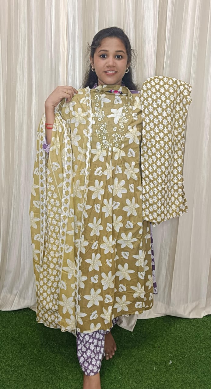 Anarkali 3 piece set