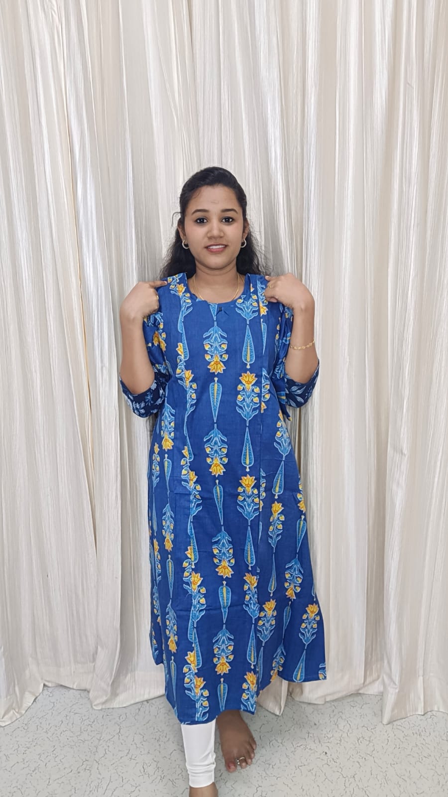 Pure Cotton Aline kurti