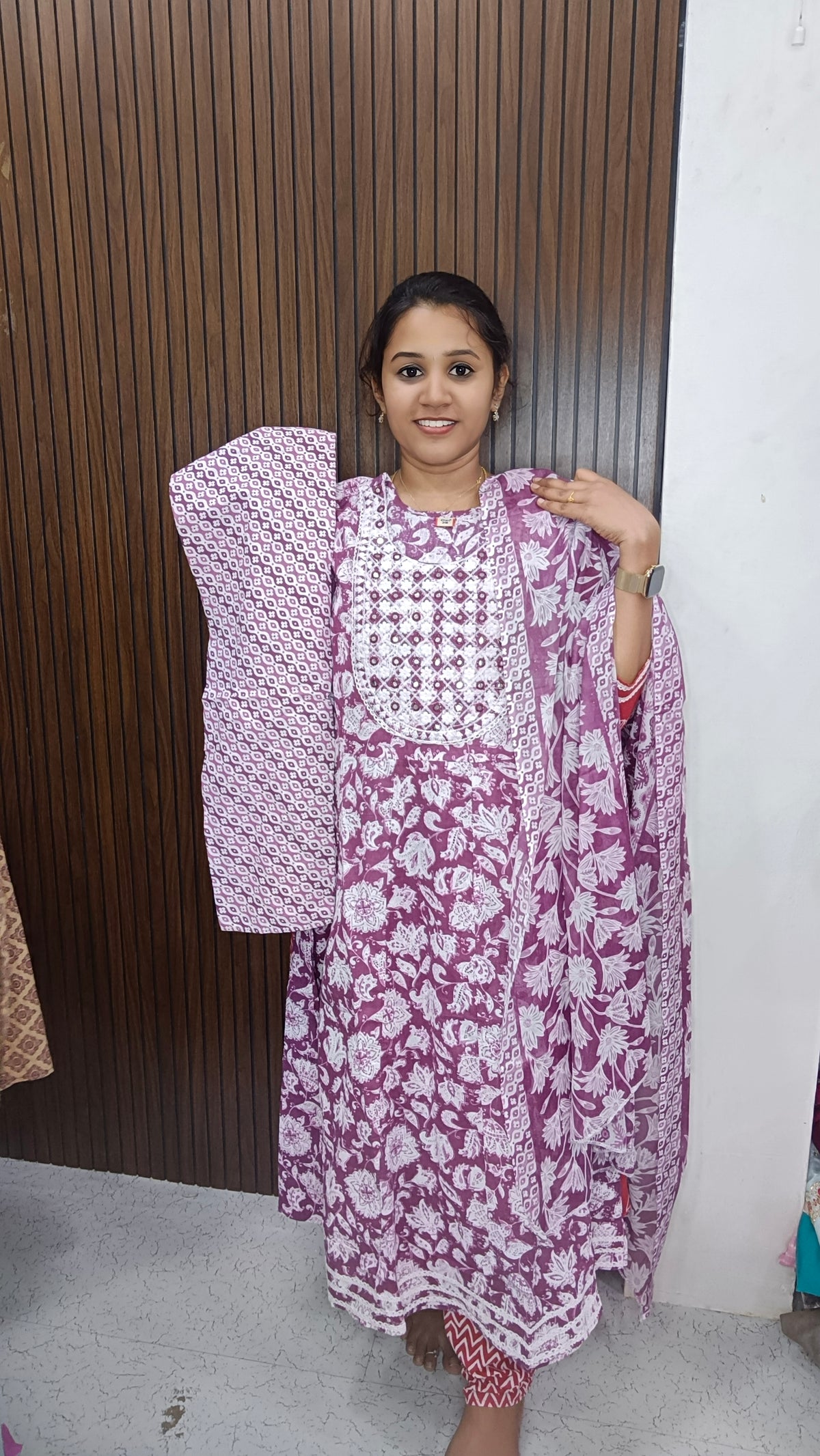 Cotton umbrella 3 piece set