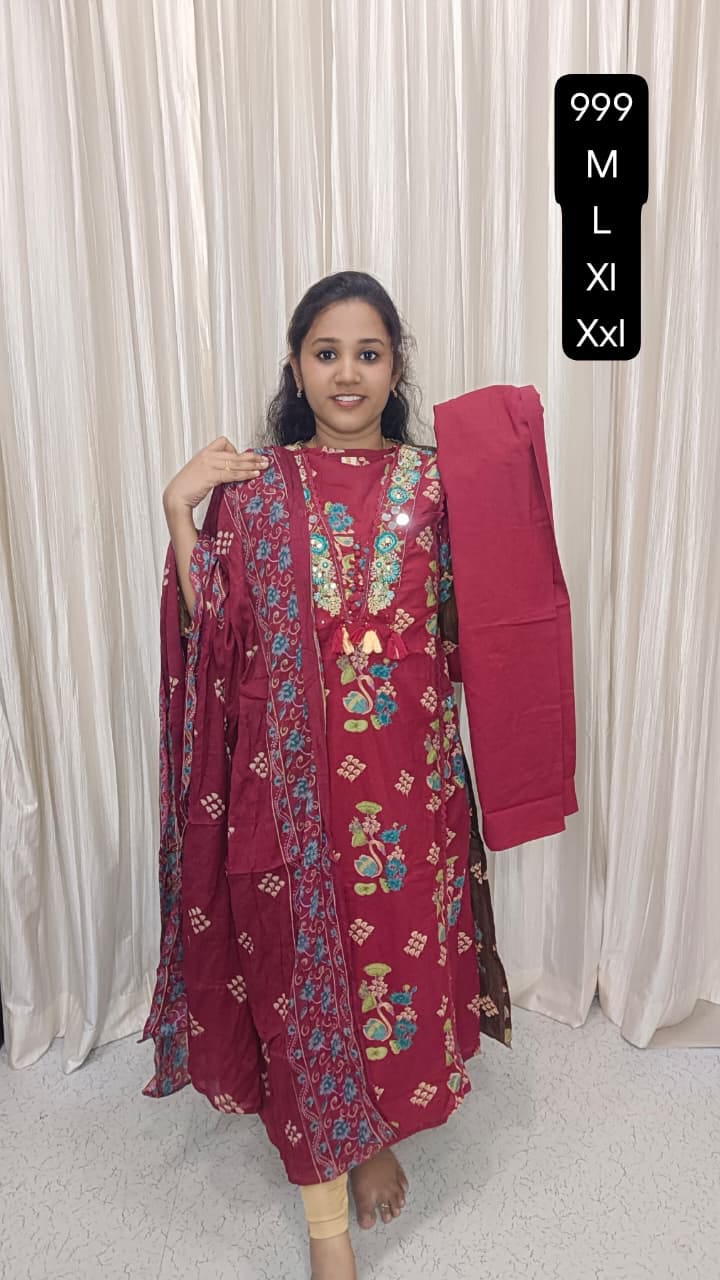 Cotton Umbrella Kurti sets SB1041