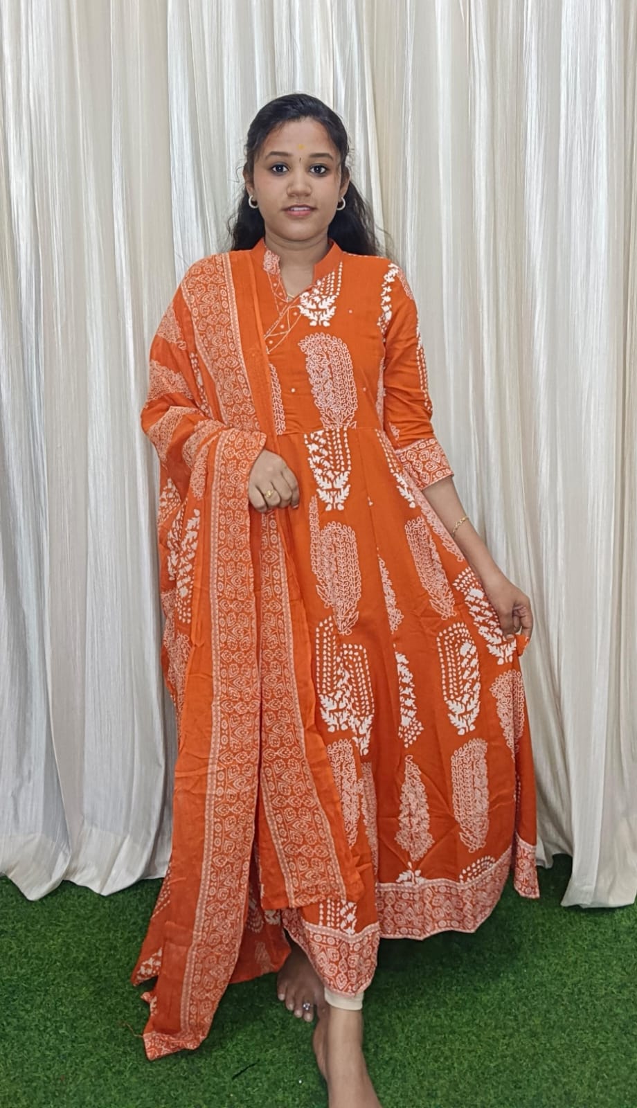 Cotton Umberalla with dupatta