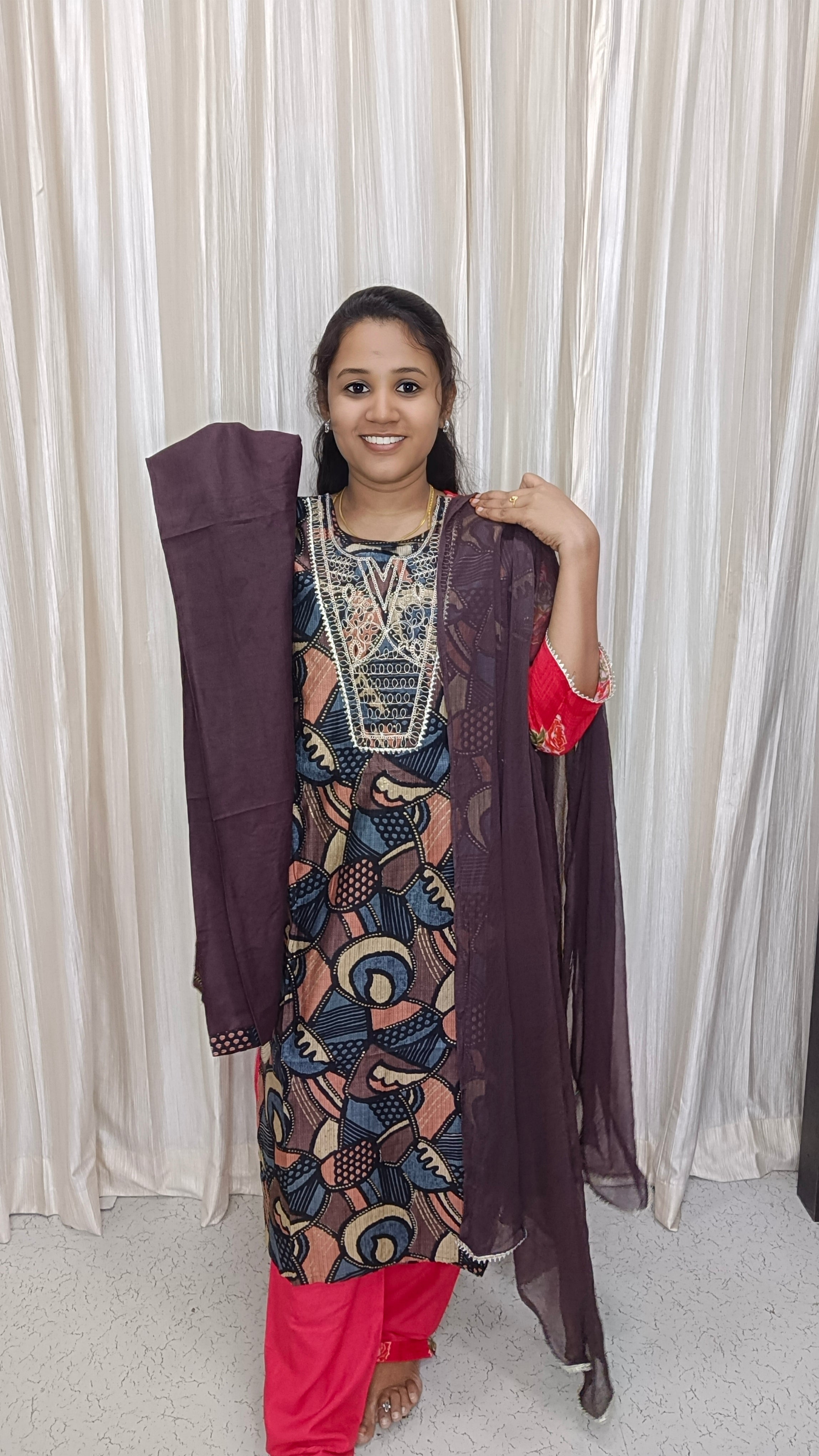 Kurti with pant and Dupatta