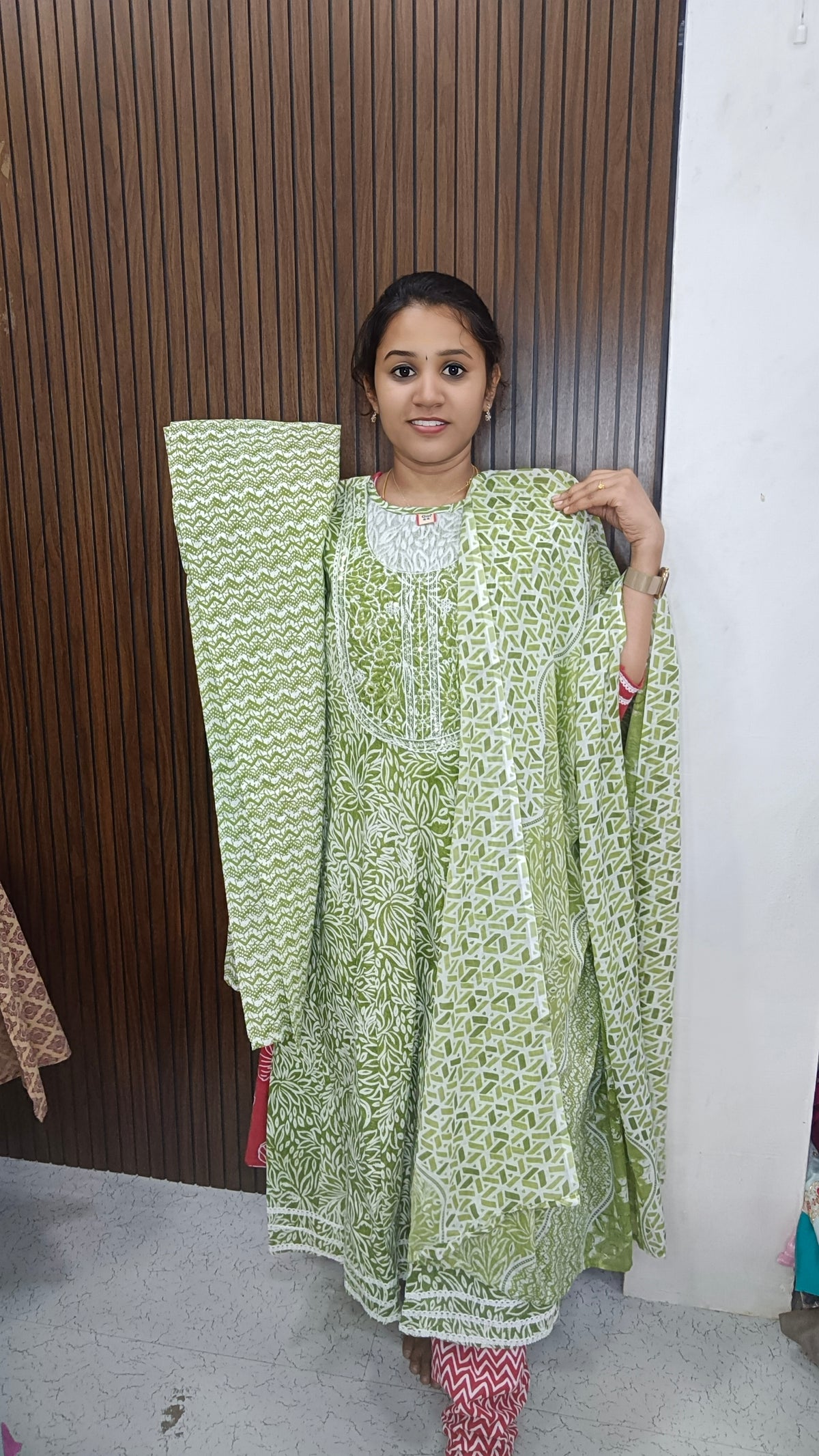 Cotton umbrella 3 piece set