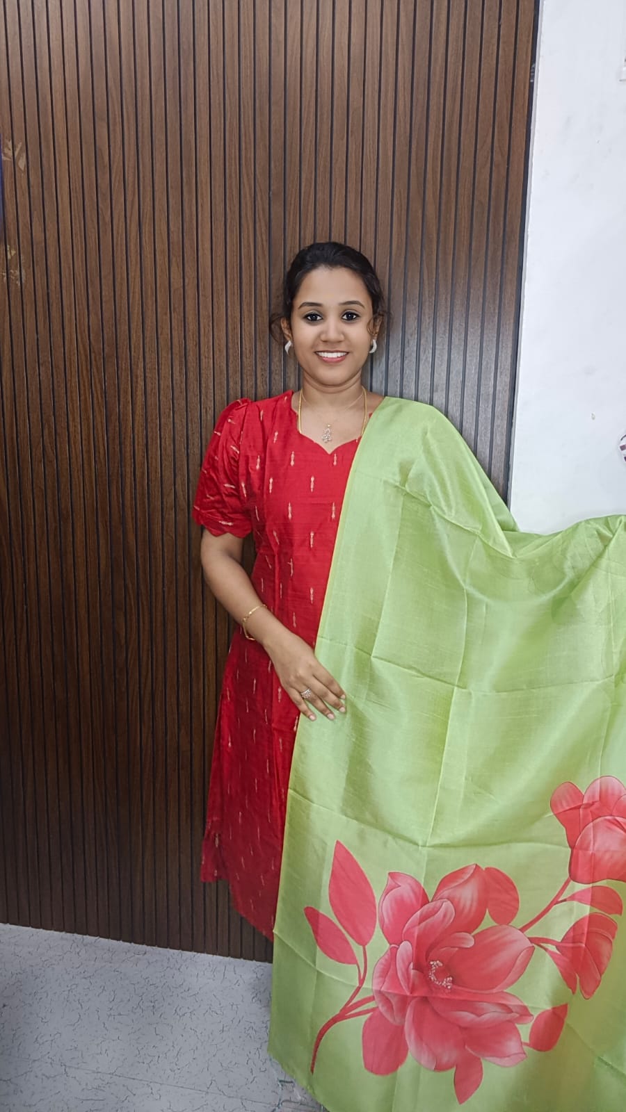 Susmi Brand Premium Raw silk Kurti with Pant and Digital Dupatta