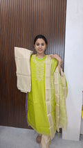 Kurti with pant and dupatta