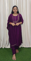 Kurti with pant and dupatta
