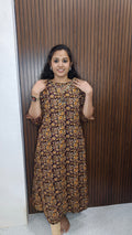Aline Kalamkari Kurti Navy 💙 blue