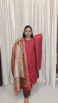 Premium Raw silk Kurti set