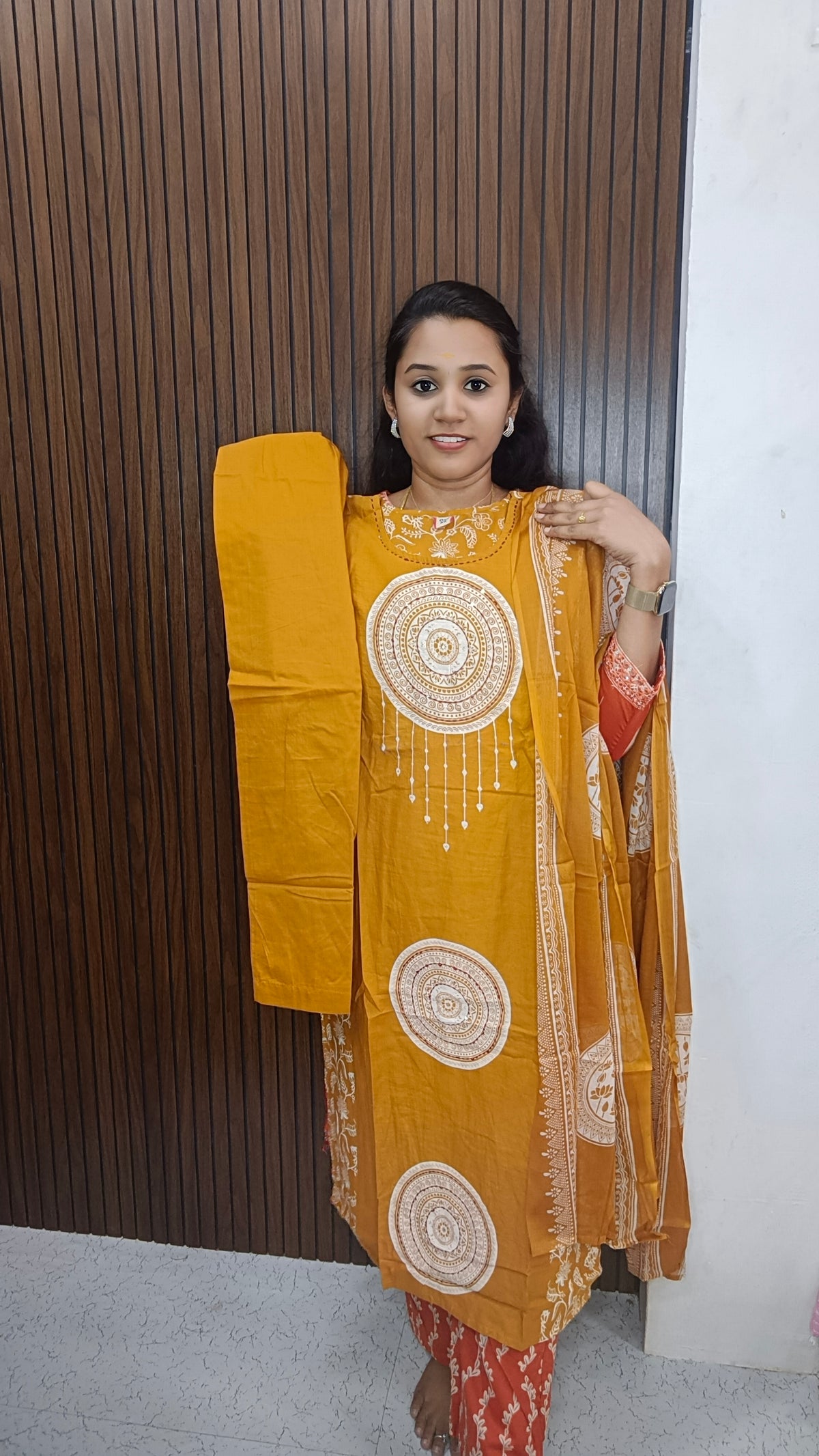 Cotton side open Kurtis sets