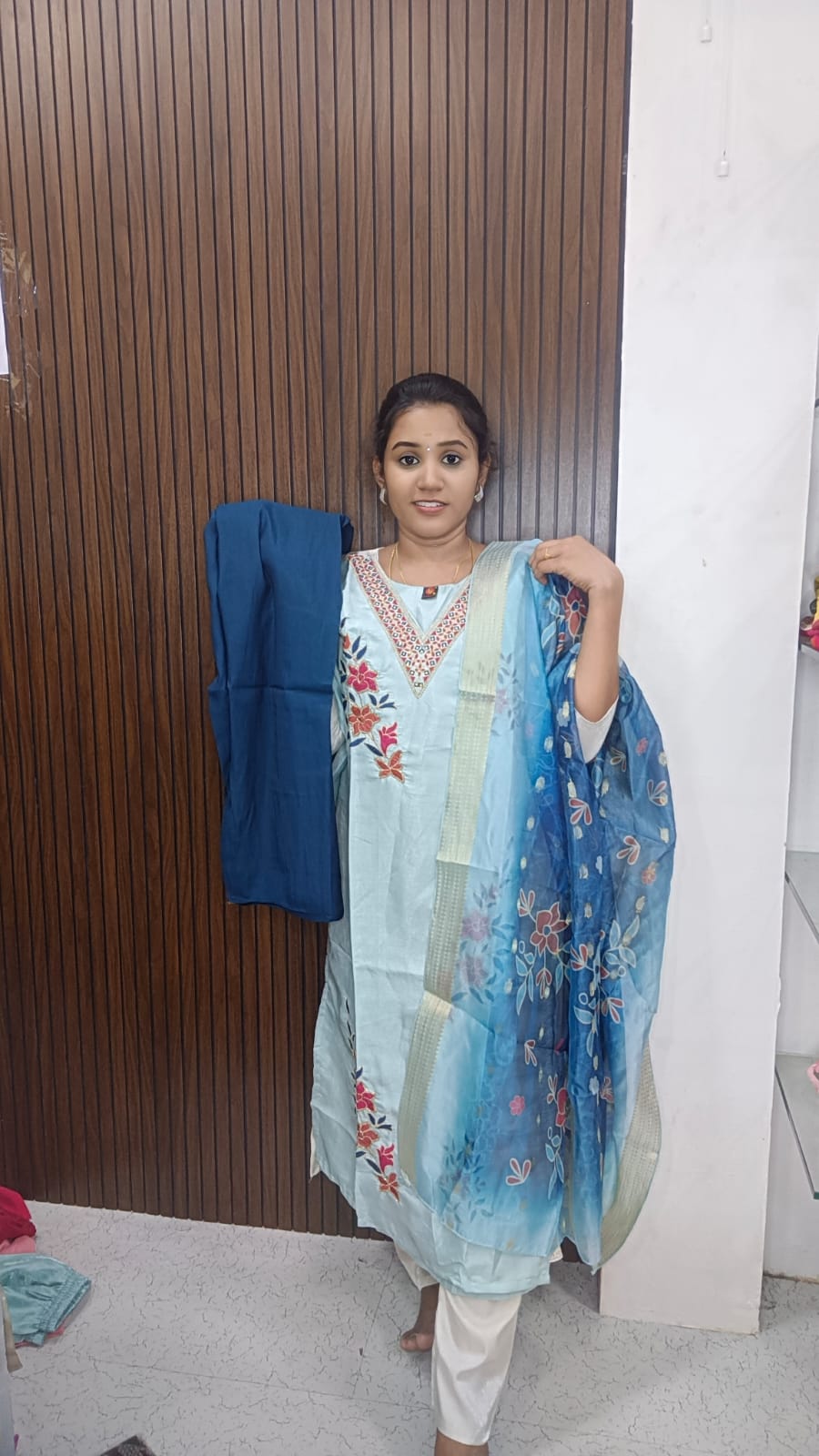 Kurti with pant and duppata