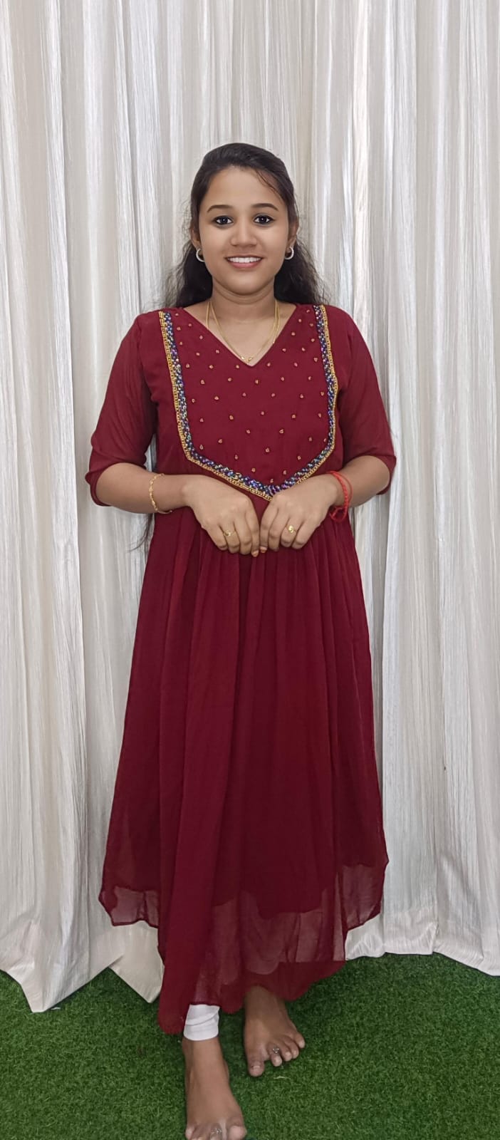 Hand work kurtis