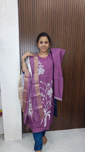 Kurti with pant and dupatta