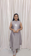 Stylish Aline Coord set with 3/4 sleeve