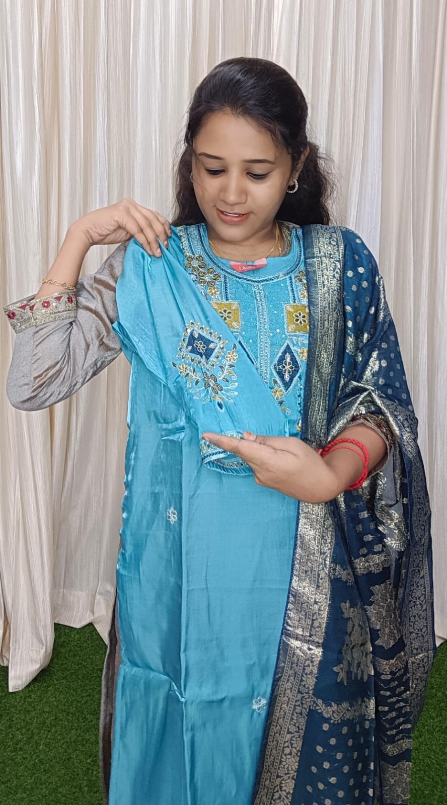Kurti with pant & dupatta new