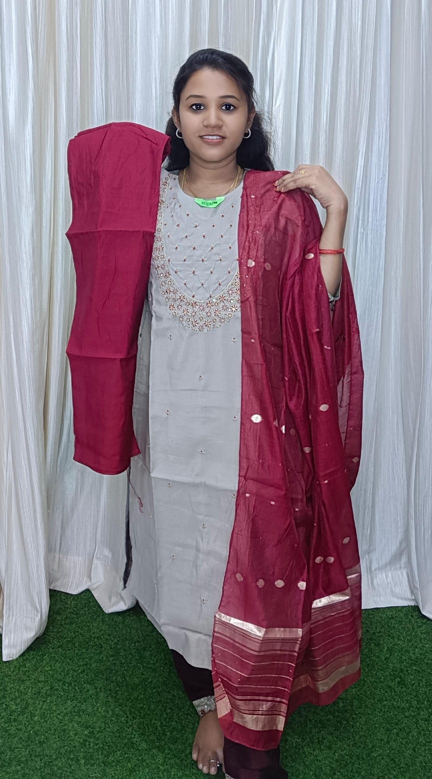 Kurti with pant & dupatta new