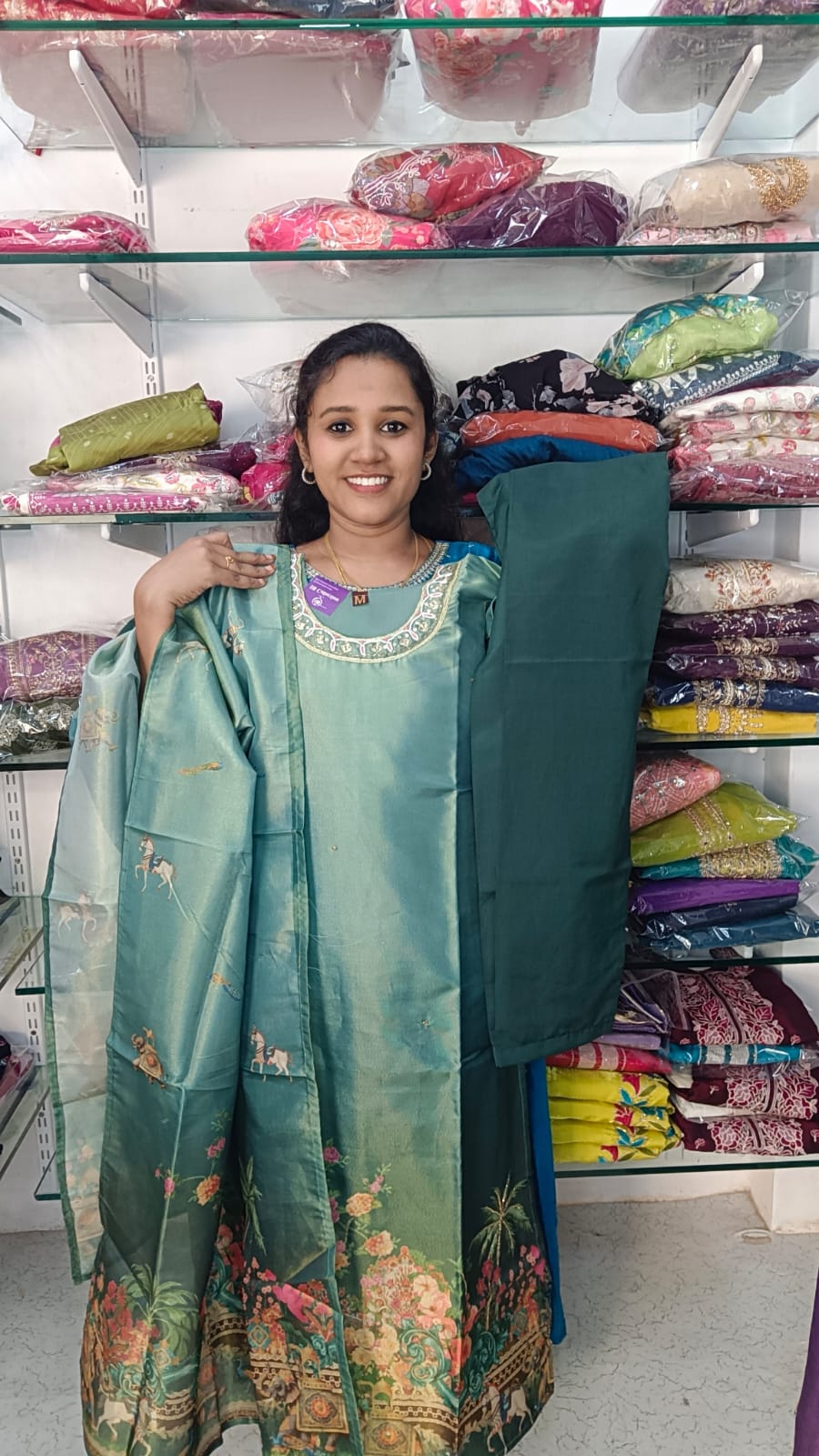 Side open kurti set