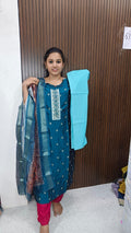 Kurti with pant and duppata