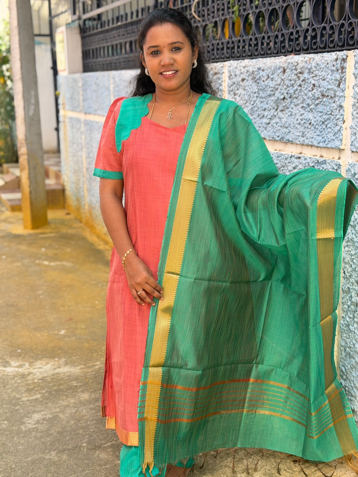 Susmi Brand premium Mangalgiri Pattu kurti set Collections