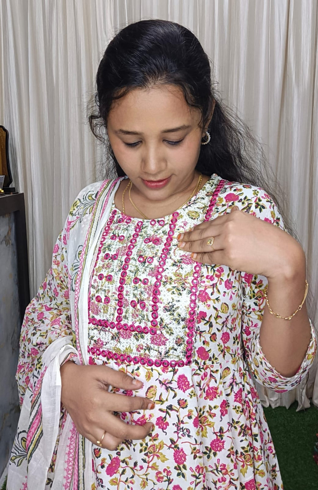 Cotton Umberalla with dupatta